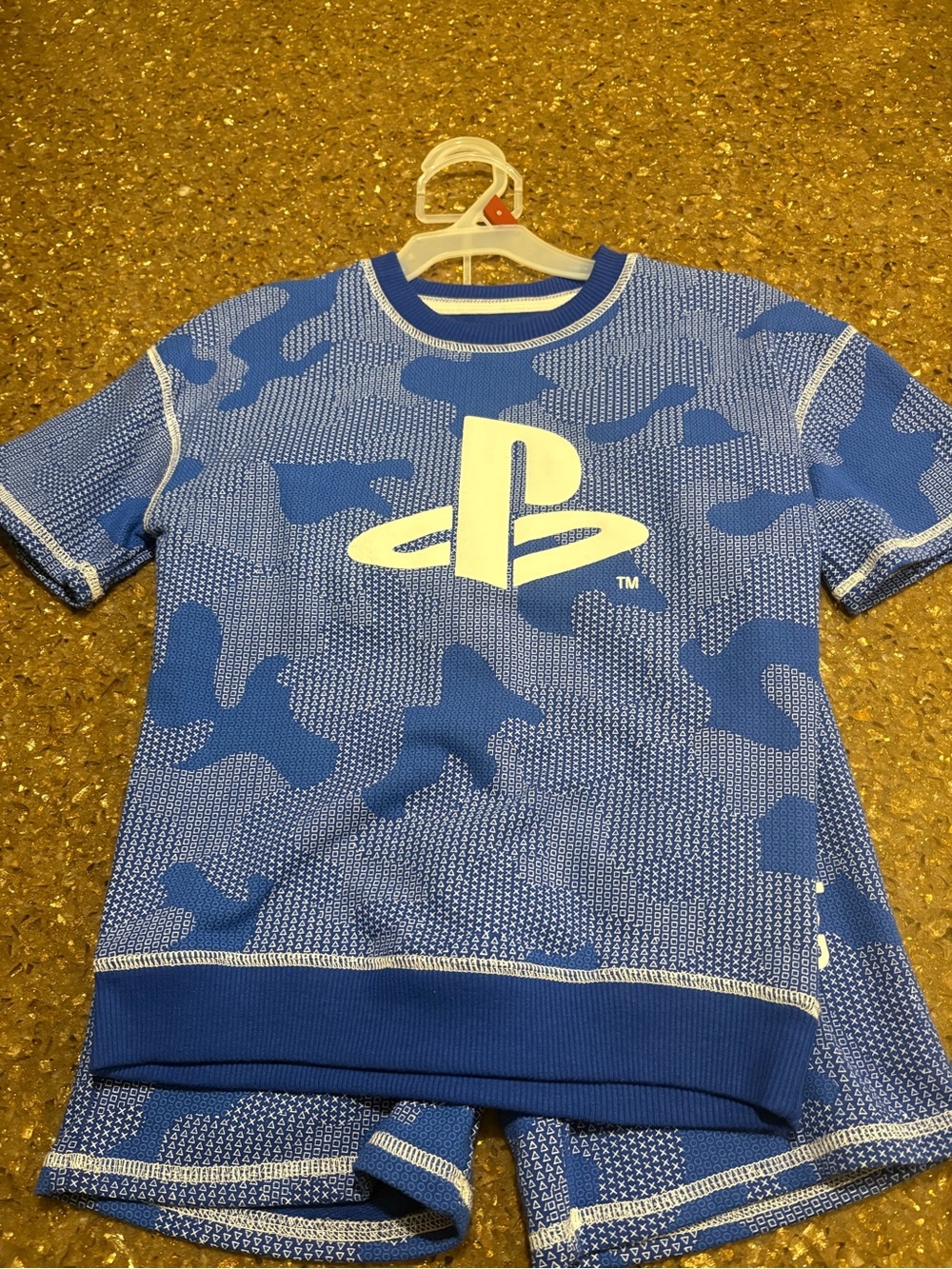 PlayStation Blue Camo Short Set